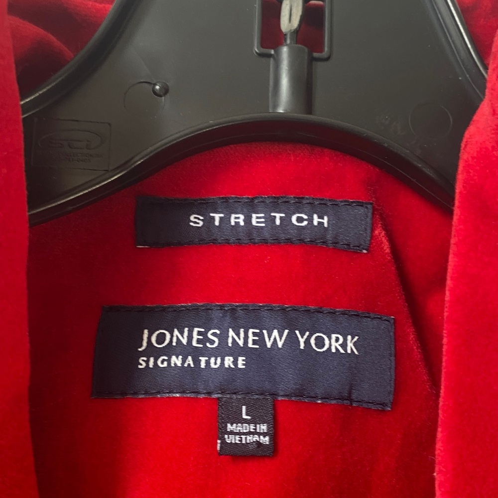 Jones New York Red Women's Bomber Jacket - Picture 3 of 11